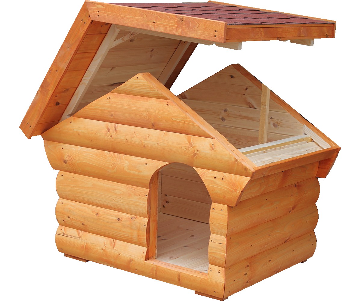 Cezar isolierte Hundehütte