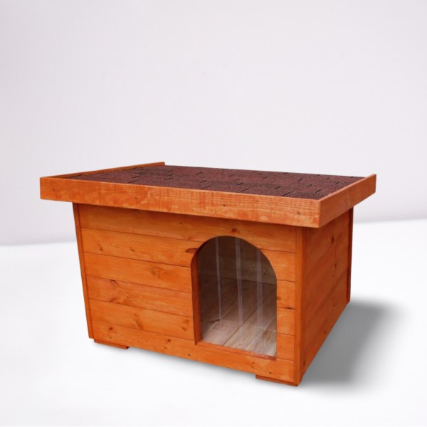 Dexter isolierte Hundehütte