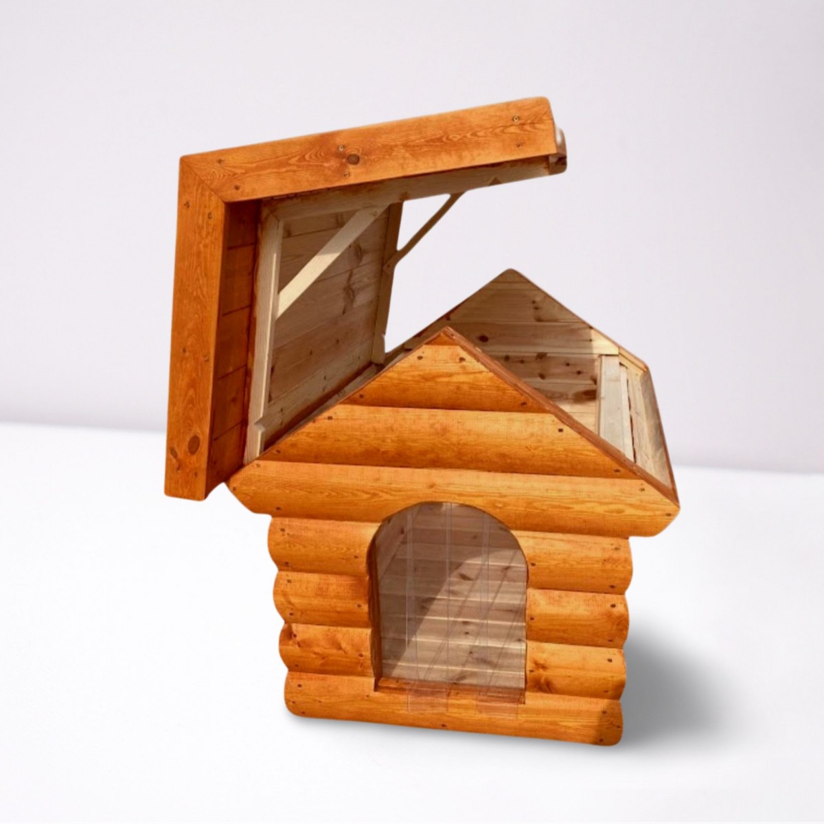 Indigo isolierte Hundehütte